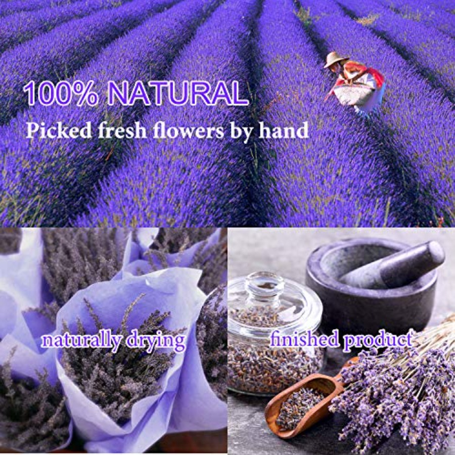 9 Bags Dried Flowers, 100% Nat - Soap Making Diy Kit ulasan dan harga