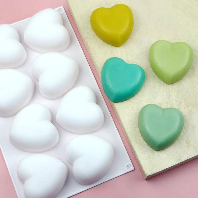 Love Heart Silicone Soap Mold  - Soap Making Diy Kit ulasan dan harga