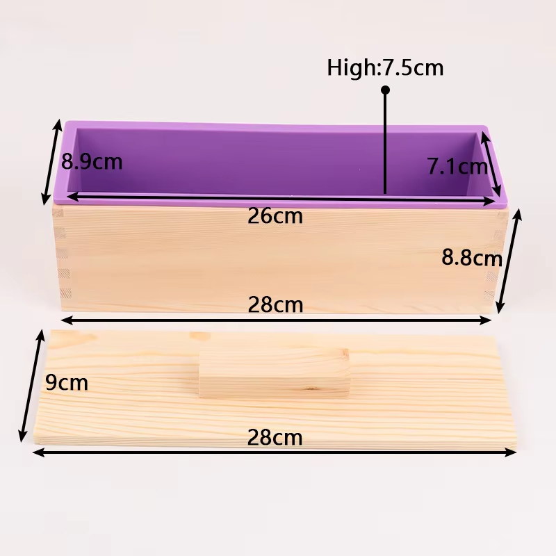 1200ml Rectangle Silicone Soap - Soap Making Kit For Beginners ulasan dan harga